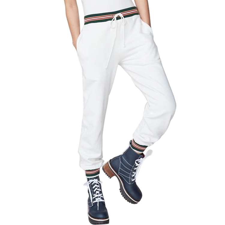 

Women High Waist Loose Sport Casual Trousers Pants (Color:White Size:XL)