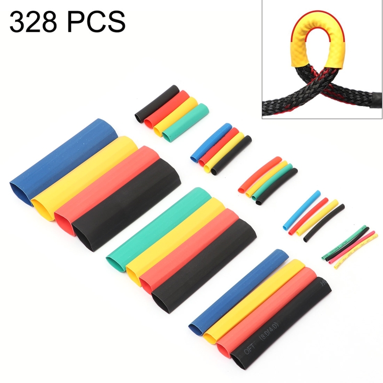 

328 Colorful PCS Waterproof High Toughness Oxidation Resistance Seal Heat Shrinkable Tube