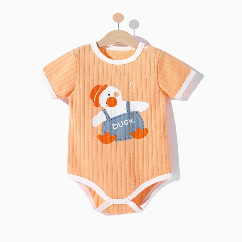 

Baby Cotton Short Sleeve Bodysuit (Color:Tilted Duck Size:73)