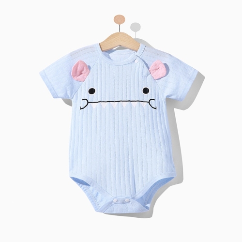 

Baby Cotton Short Sleeve Bodysuit (Color:Little Blue Devil Size:90)