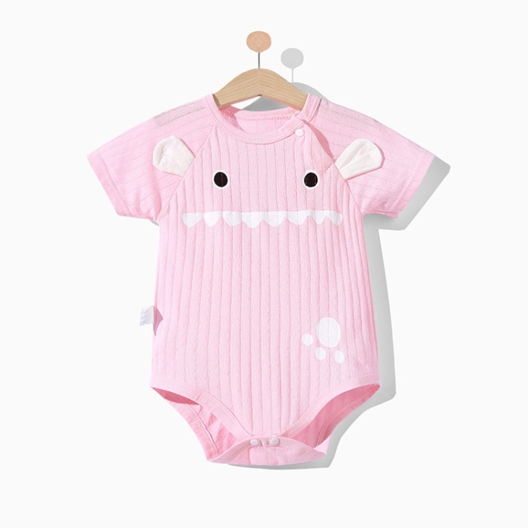 

Baby Cotton Short Sleeve Bodysuit (Color:Little Pink Devil Size:73)