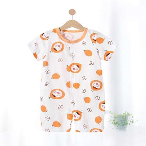 

Baby Cotton Mesh Breathable Bodysuit (Color:Orange Doll Size:90)