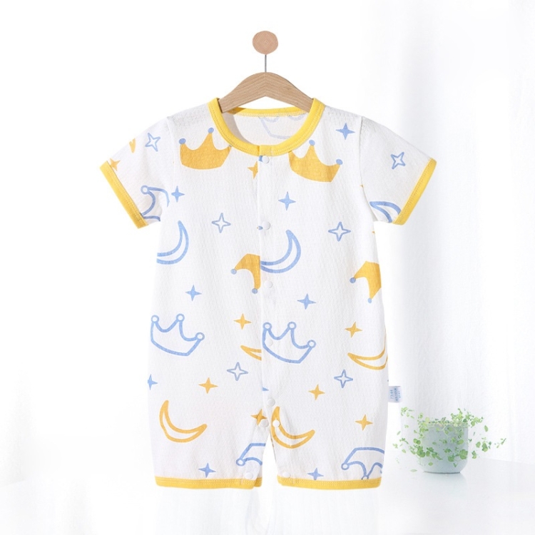 

Baby Cotton Mesh Breathable Bodysuit (Color:Starry Size:90)