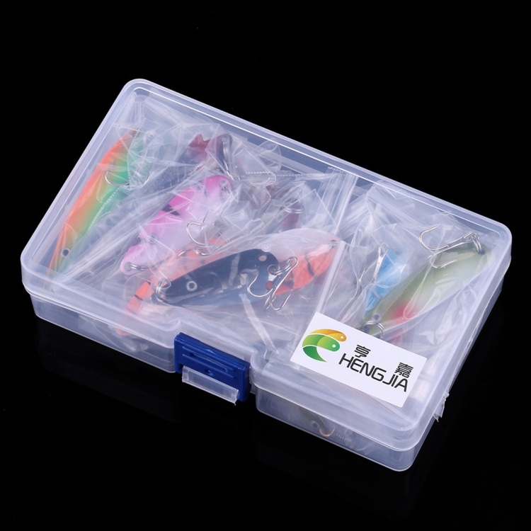 

HENGJIA SPB30 30 PCS Sequin Set Metal Sequins False Bait Fresh Sea Bass Fishing Bait, Length: 2.5 to 4cm , Boxed