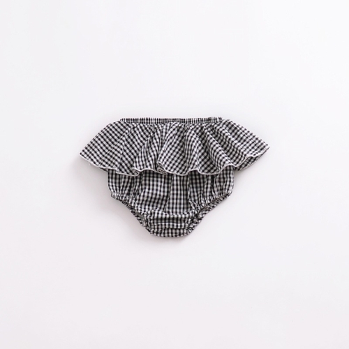 

Baby Girl Lace Triangle Shorts Baby (Color:Checkered Size:110)