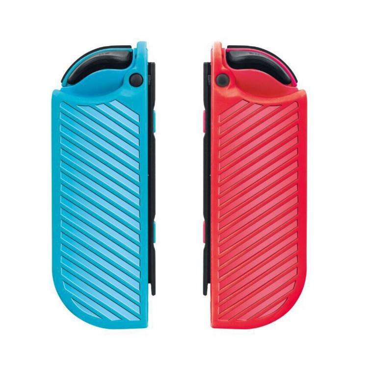 

TPU Protective Cover TPU Soft Shell Case Protective Shell for Nintendo Switch Gamepad (Red+Blue)