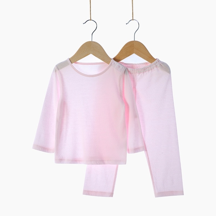 

Home Service Two-piece Bamboo Fiber Underwear (Color:Pink Size:73)
