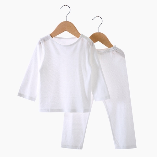 

Home Service Two-piece Bamboo Fiber Underwear (Color:Off Size:white_140)