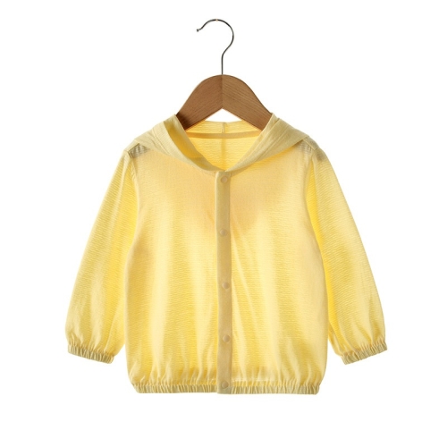 

Baby Sun Protection Bamboo Fiber Long Sleeve Jacket (Color:Yellow Size:73)