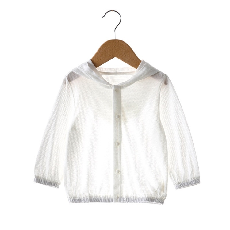 

Baby Sun Protection Bamboo Fiber Long Sleeve Jacket (Color:Beige Size:80)