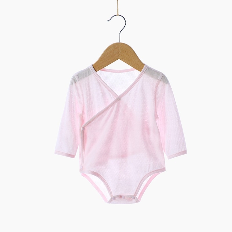 

Newborn Baby Belly Protection Triangle Jumpsuit (Color:Pink Size:90)