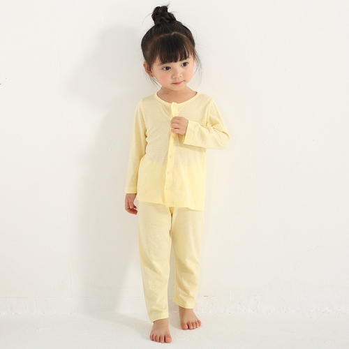 

Children Home Seamless Bamboo Fiber Underwear Set (Color:Yellow Size:73)