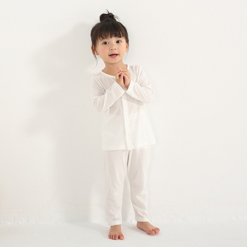 

Children Home Seamless Bamboo Fiber Underwear Set (Color:Beige Size:80)