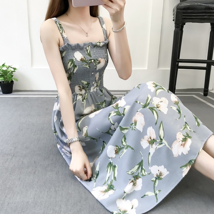

Temperament All-match Pleated Thin Tube Top Suspender Skirt (Color:3 Size:S)
