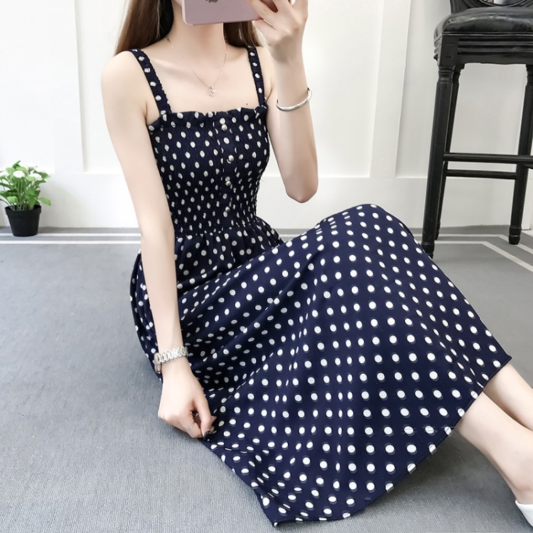 

Temperament All-match Pleated Thin Tube Top Suspender Skirt (Color:4 Size:XL)