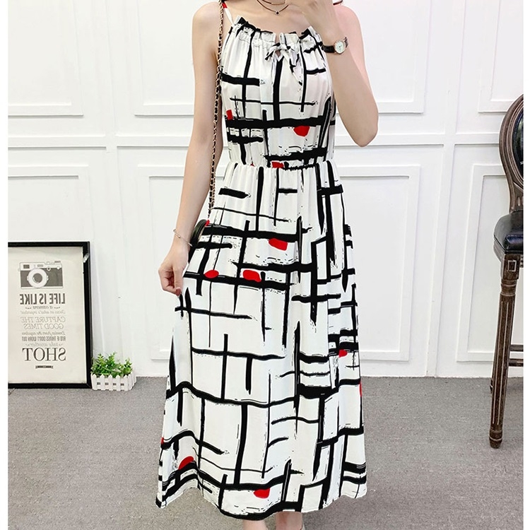 

Bohemian Seaside Holiday Loose Dress (Color:3 Size:XL)