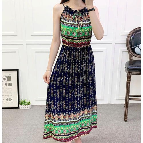 

Bohemian Seaside Holiday Loose Dress (Color:8 Size:M)