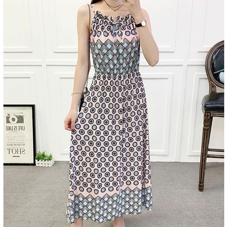 

Bohemian Seaside Holiday Loose Dress (Color:10 Size:M)