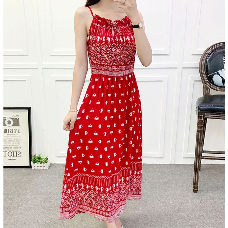 

Bohemian Seaside Holiday Loose Dress (Color:13 Size:M)