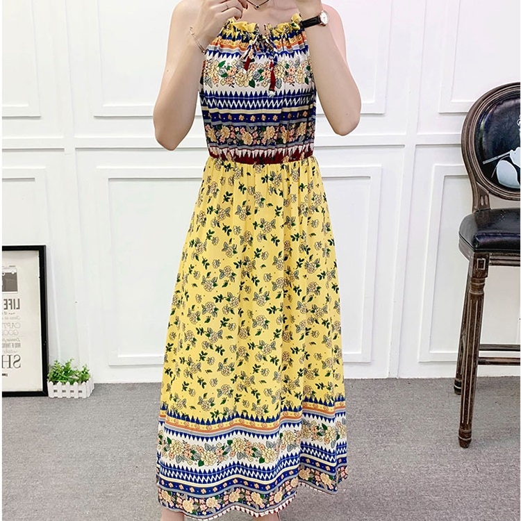 

Bohemian Seaside Holiday Loose Dress (Color:16 Size:M)