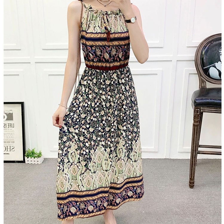 

Bohemian Seaside Holiday Loose Dress (Color:18 Size:XL)