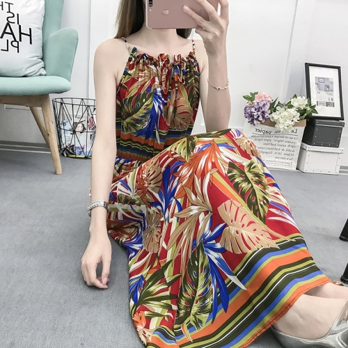 

Bohemian Seaside Holiday Suspender Dress (Color:10 Size:L)