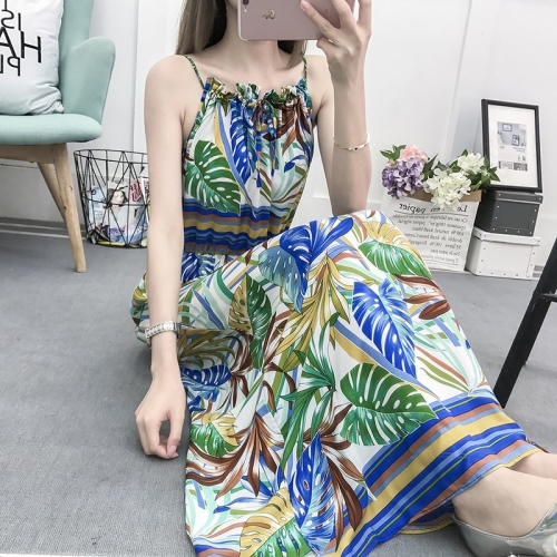 

Bohemian Seaside Holiday Suspender Dress (Color:11 Size:XL)