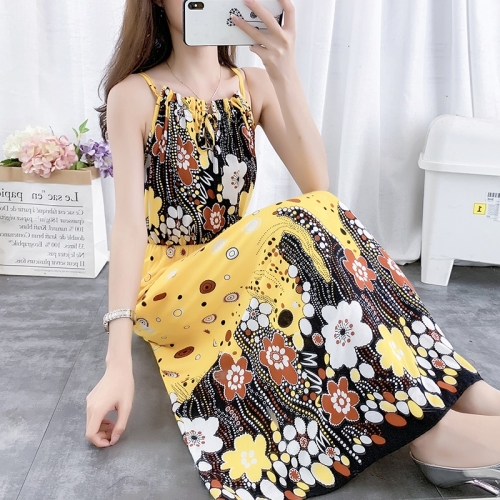 

Seaside Vacation High Waist Slim Waist Dress (Color:5 Size:M)