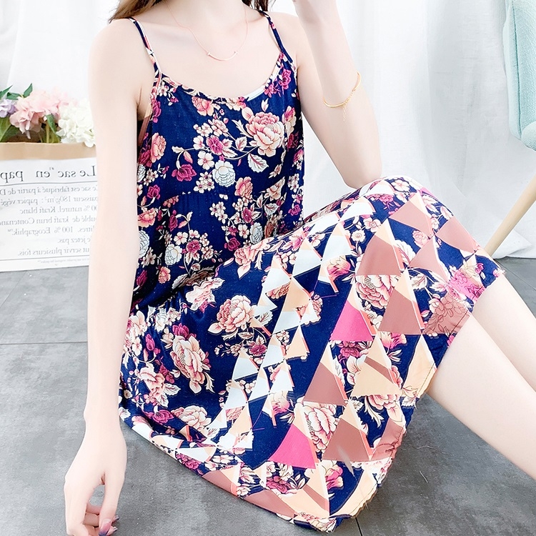 

Seaside High Waist Slim Strap Dress (Color:2 Size:L)