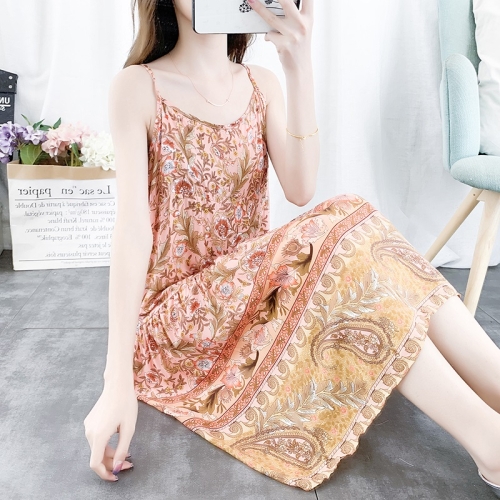 

Seaside High Waist Slim Strap Dress (Color:5 Size:XL)
