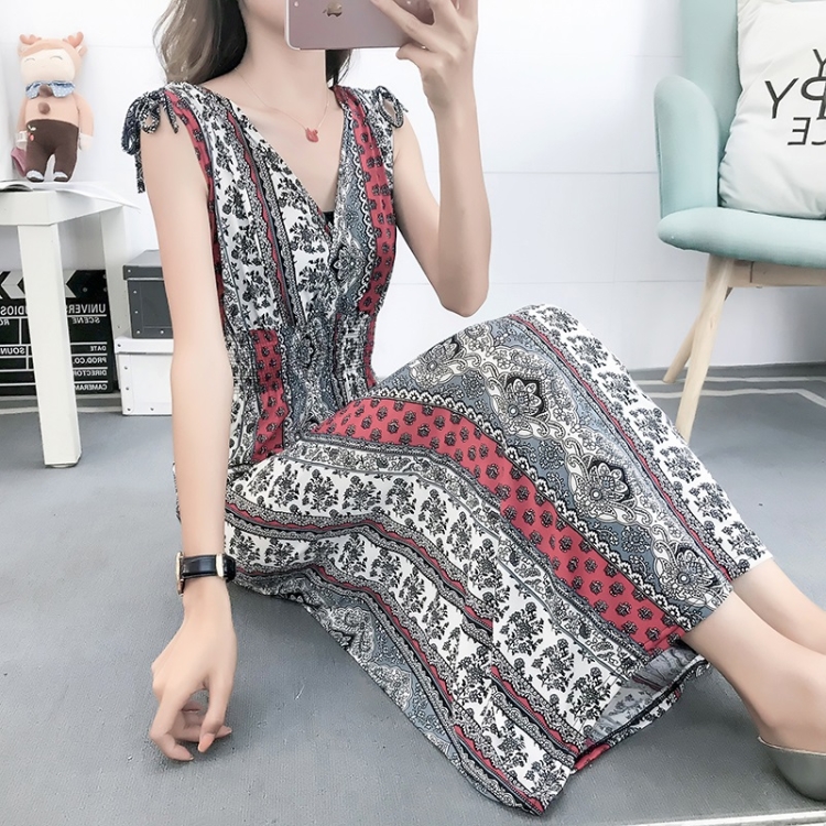 

Seaside Vacation High Waist Slim Beach Skirt (Color:1 Size:L)
