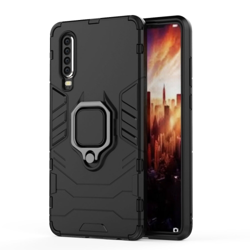 

PC + TPU Shockproof Protective Case for Huawei P30, with Magnetic Ring Holder