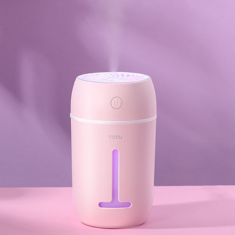 

TOTUDESIGN FGHD-001 Whirly Series Water Bottle Shaped Portable Mute Desktop Air Humidifier with Night Light, Capacity: 280ml, DC 5V