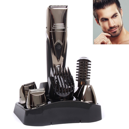 

Ufree UF-6168 7 in 1 Grooming Kit Multi-Function Stylist Hair Clipper Nose Hair Trimmer Haircut Shaver ((EU Plug) (Gray)