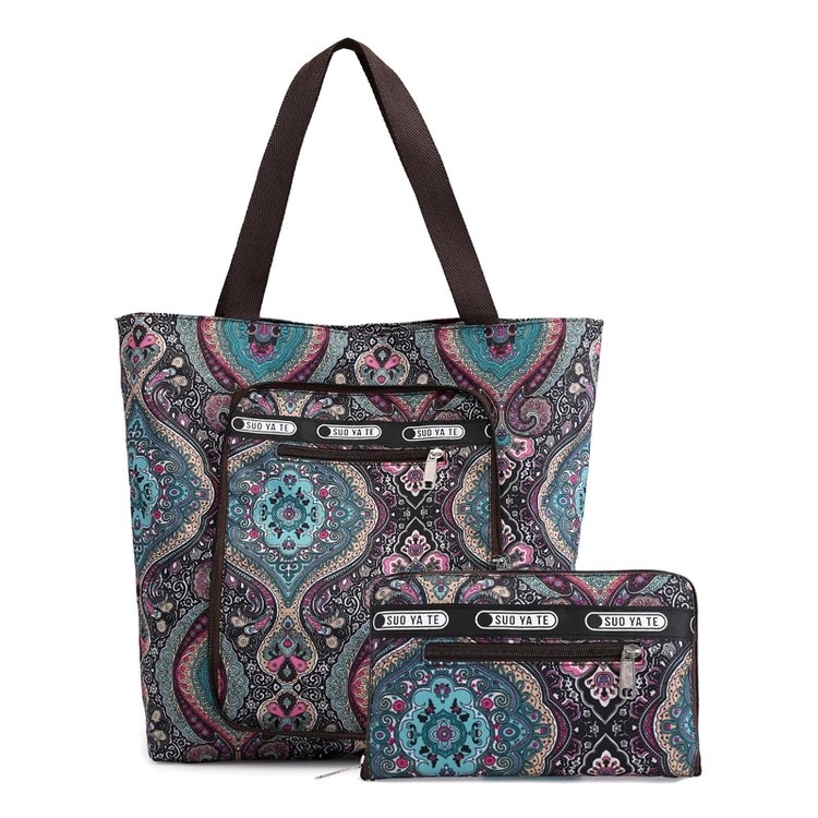 

Printed Flower Pattern Handbag for Women(Ethnic)