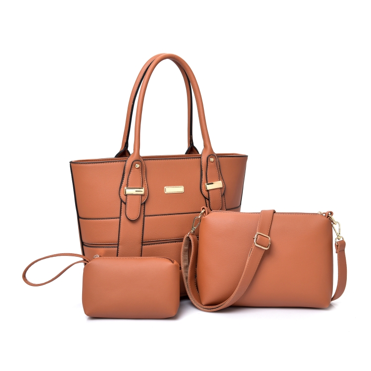 

3 in 1 PU Leather Crossbody Single-shoulder Bag Women Handbag
