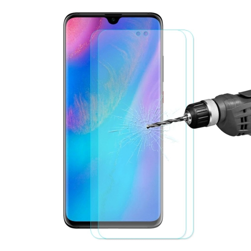 

2 PCS ENKAY Hat-Prince 0.26mm 9H 2.5D Curved Full Screen Tempered Glass Film For Huawei P30